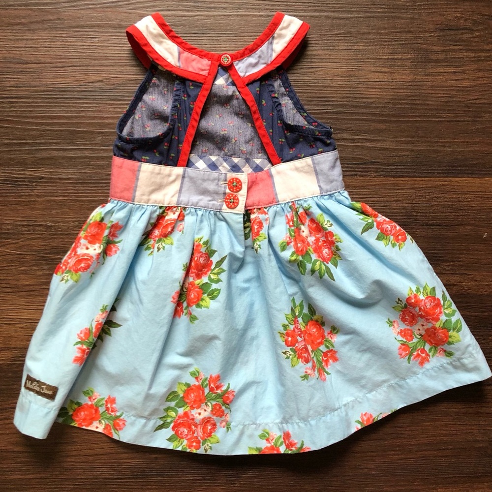 Matilda Jane Holiday Parade Dress Brilliant Daydream Cherry Floral Summer 2T - Picture 13 of 14